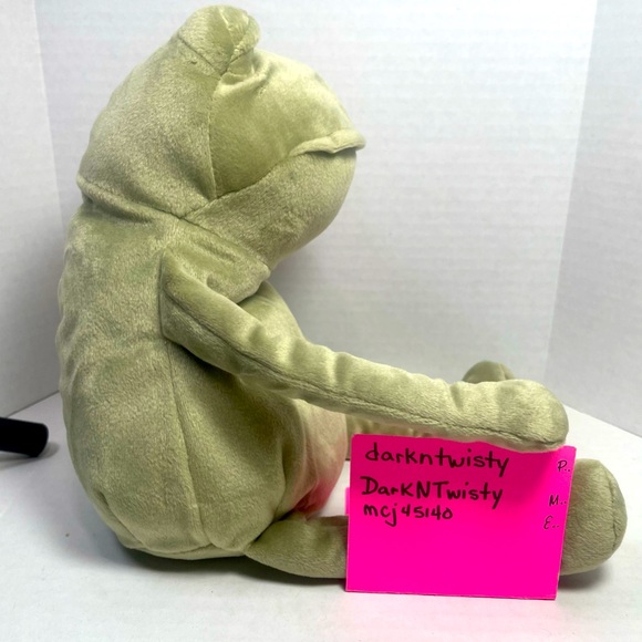 BNWT JELLYCAT FERGUS FROG BASKET STUFFER W PURCHASE RECEIPTS - Picture 4 of 16
